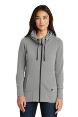 New Era LNEA511 Women's Tri-Blend Fleece Full-Zip Hoodie