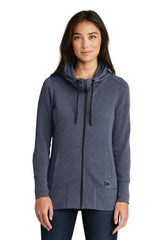 New Era LNEA511 Women's Tri-Blend Fleece Full-Zip Hoodie