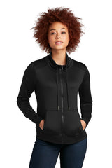 New Era LNEA530 Women's Performance Terry Full-Zip Cowl Sweatshirt