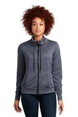 New Era LNEA530 Women's Performance Terry Full-Zip Cowl Sweatshirt