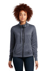 New Era LNEA530 Women's Performance Terry Full-Zip Cowl Sweatshirt