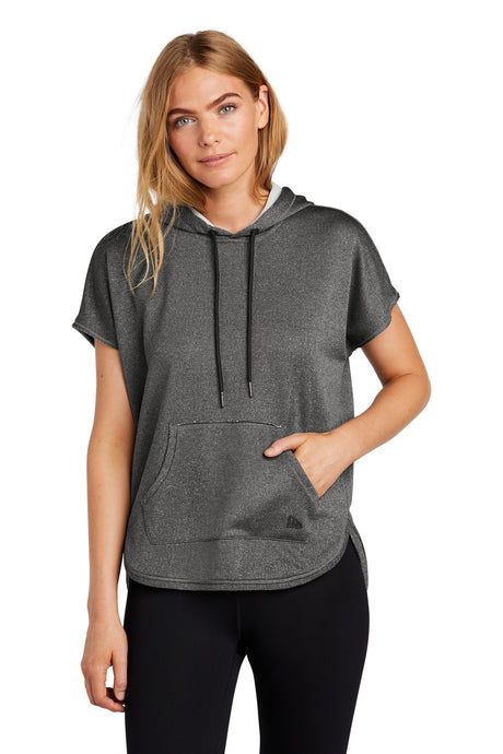 New Era LNEA533 Women's Performance Terry Short Sleeve Hoodie