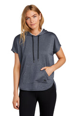 New Era LNEA533 Women's Performance Terry Short Sleeve Hoodie