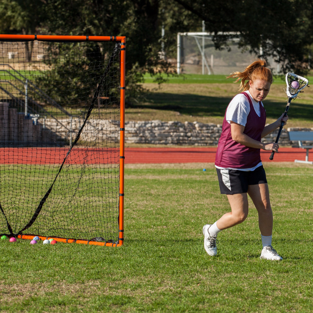 Champion Sports BACKYARD LACROSSE GOAL AND NET 6' X 6' OFFICIAL SIZE
