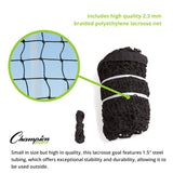 Champion Sports BACKYARD LACROSSE GOAL AND NET 6' X 6' OFFICIAL SIZE