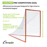 Champion Sports PRO COMPETITION LACROSSE GOAL