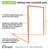PRO COLLEGIATE LACROSSE GOAL YELLOW