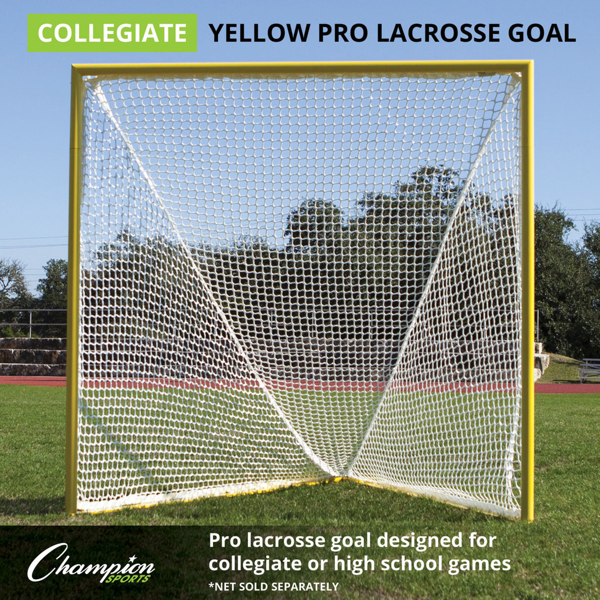 PRO COLLEGIATE LACROSSE GOAL YELLOW