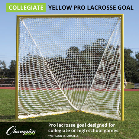 PRO COLLEGIATE LACROSSE GOAL YELLOW