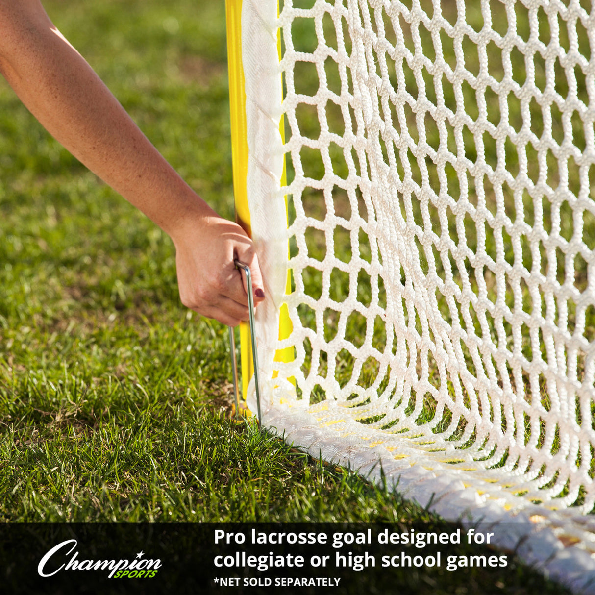 PRO COLLEGIATE LACROSSE GOAL YELLOW