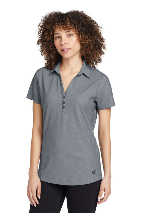 OGIO LOG126 Women's Onyx Performance Pique Polo