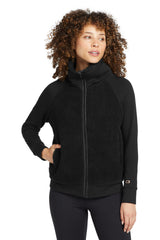 OGIO LOG815 Women's Luuma Sherpa Full-Zip Fleece Jacket