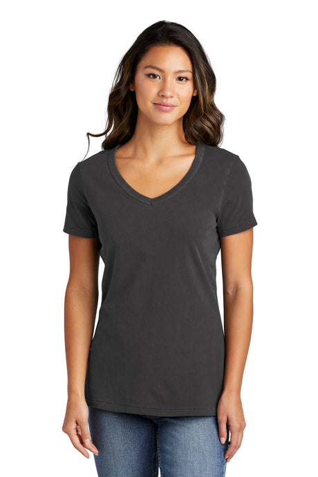 Port & Co ™  Women's Beach Wash ®  Garment-Dyed V-Neck Tee LPC099V - Port & Company LPC099V