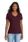 Port & Co ™  Women's Performance Blend V-Neck Tee. LPC381V - Port & Company LPC381V