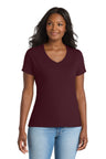 Port & Company LPC381V Women's Performance Blend V-Neck Tee | Port & Co LPC381V