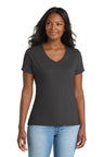 Port & Company LPC381V Women's Performance Blend V-Neck Tee | Port & Co LPC381V