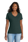 Port & Company LPC381V Women's Performance Blend V-Neck Tee | Port & Co LPC381V