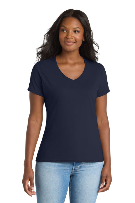 Port & Co ™  Women's Performance Blend V-Neck Tee. LPC381V - Port & Company LPC381V