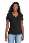 Port & Co ™  Women's Performance Blend V-Neck Tee. LPC381V - Port & Company LPC381V