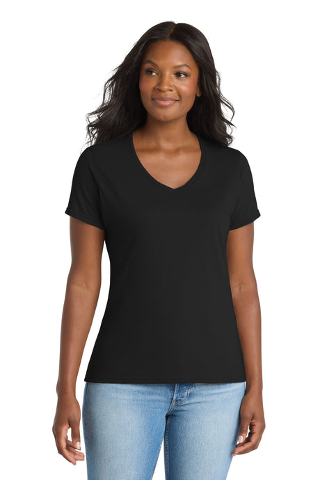 Port & Co ™  Women's Performance Blend V-Neck Tee. LPC381V - Port & Co LPC381V