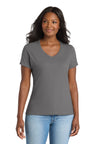 Port & Co ™  Women's Performance Blend V-Neck Tee. LPC381V - Port & Company LPC381V
