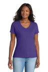 Port & Co ™  Women's Performance Blend V-Neck Tee. LPC381V - Port & Company LPC381V