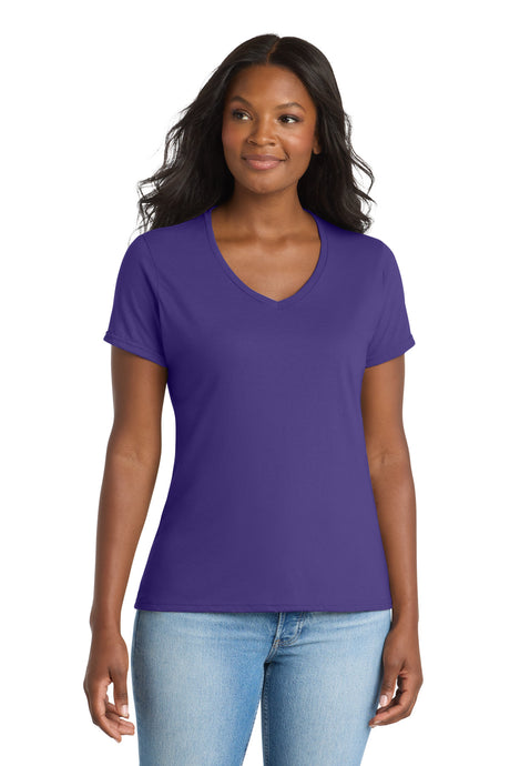 Port & Company LPC381V Women's Performance Blend V-Neck Tee | Port & Co LPC381V