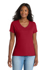 Port & Co ™  Women's Performance Blend V-Neck Tee. LPC381V - Port & Company LPC381V