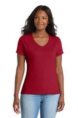 Port & Company LPC381V Women's Performance Blend V-Neck Tee | Port & Co LPC381V