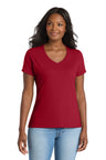 Port & Company LPC381V Women's Performance Blend V-Neck Tee | Port & Co LPC381V