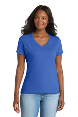 Port & Co ™  Women's Performance Blend V-Neck Tee. LPC381V - Port & Company LPC381V