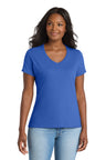 Port & Company LPC381V Women's Performance Blend V-Neck Tee | Port & Co LPC381V