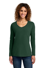 Port & Company LPC450VLS Women's Long Sleeve Fan Favorite V-Neck Tee | Port & Co LPC450VLS