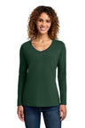 Port & Company LPC450VLS Women's Long Sleeve Fan Favorite V-Neck Tee | Port & Co LPC450VLS