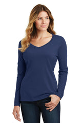 Port & Co ™  Women's Long Sleeve Fan Favorite V-Neck Tee. LPC450VLS - Port & Company LPC450VLS