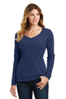 Port & Co ™  Women's Long Sleeve Fan Favorite V-Neck Tee. LPC450VLS - Port & Company LPC450VLS