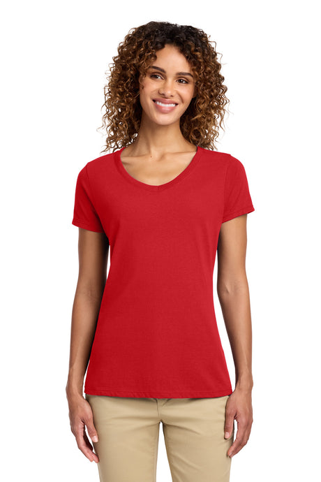 Port & Company LPC450V Women's Fan Favorite V-Neck Tee | Port & Co LPC450V