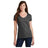 Joe's USA Ladies Fan Favorite V-Neck Tee Joe's USA X-Small Dark Heather Grey