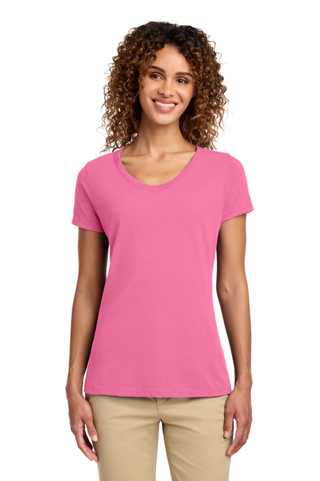 Port & Company LPC450V Women's Fan Favorite V-Neck Tee | Port & Co LPC450V