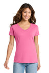 Port & Co ™  Women's Fan Favorite V-Neck Tee. LPC450V - Port & Company LPC450V
