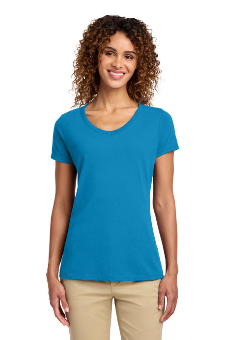 Port & Company LPC450V Women's Fan Favorite V-Neck Tee | Port & Co LPC450V
