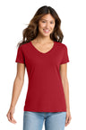 Port & Co ™  Women's Fan Favorite V-Neck Tee. LPC450V - Port & Company LPC450V