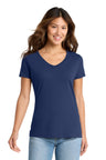 Port & Co ™  Women's Fan Favorite V-Neck Tee. LPC450V - Port & Company LPC450V