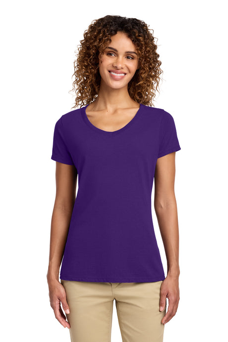 Port & Company LPC450V Women's Fan Favorite V-Neck Tee | Port & Co LPC450V
