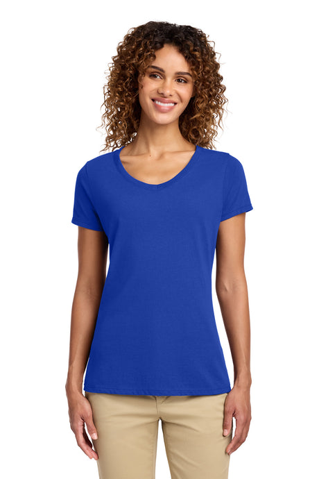 Port & Company LPC450V Women's Fan Favorite V-Neck Tee | Port & Co LPC450V
