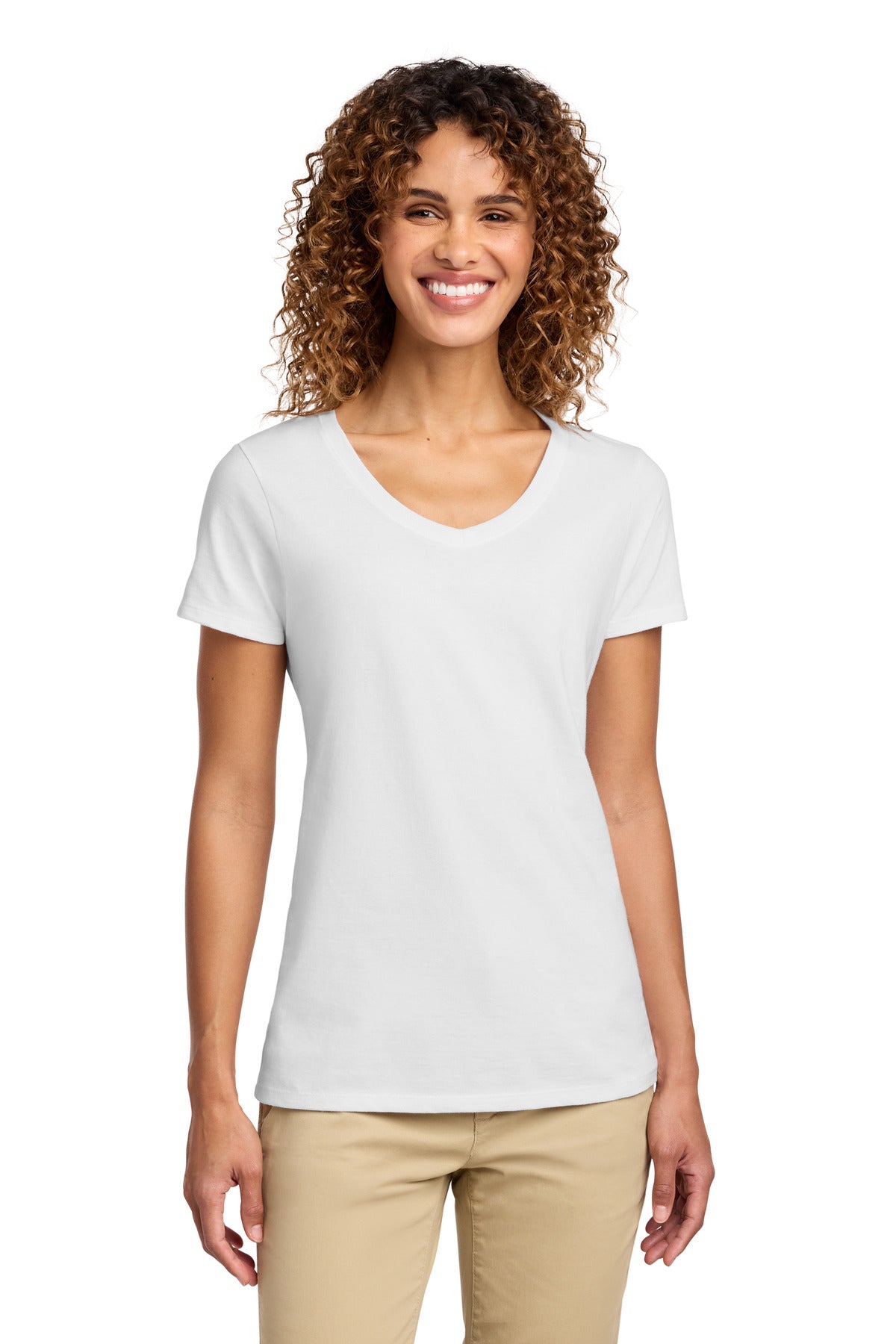 Port & Company LPC450V Women's Fan Favorite V-Neck Tee | Port & Co LPC450V