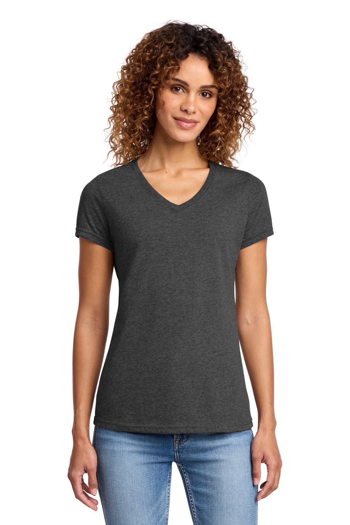 Port & Company LPC455V Women's Fan Favorite Blend V-Neck Tee | Port & Co LPC455V