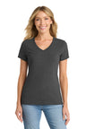 Port & Co ™  Women's Fan Favorite ™  Blend V-Neck Tee. LPC455V - Port & Company LPC455V