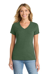 Port & Co ™  Women's Fan Favorite ™  Blend V-Neck Tee. LPC455V - Port & Company LPC455V