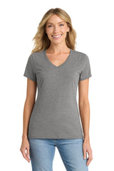 Port & Co ™  Women's Fan Favorite ™  Blend V-Neck Tee. LPC455V - Port & Company LPC455V